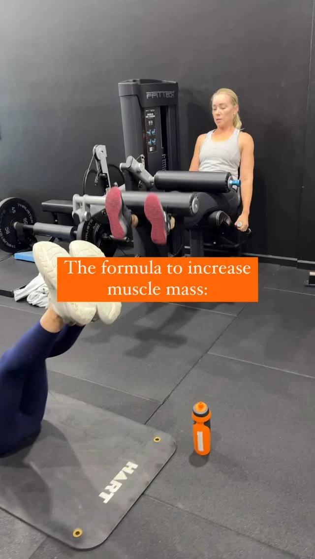 Here’s what to do if you want to increase muscle mass:

1. Lift weights, and make them heavy to challenge yourself and your muscles. 

2. Consume adequate dietary protein. Protein is the building blocks needed to build muscle. Try to target 2g per kilo of lean body weight. 
60kg = 120g protein target 

3. Rest. Sleep is when your muscle repairs and grows. Get good sleep. 
Don’t lift weights every day - rest days are important. Have at least 1-2 rest days per week. Walking on these days is recommended. 

4. Take creatine - known to improve muscle mass and aid recovery, plus many other benefits. It’s the most studied supplement and a must for any lady in their 40s and beyond. 

5. Repeat the above over and over. For months and years. 
Growing muscle takes time, patience and consistency. It’s not a 12 week course and you’re done. 
Ongoing. 
Use it or you lose it. 

If you’d like to come in and try us out you can - 3 classes for $9 intro offer. 
Or dm if any questions.