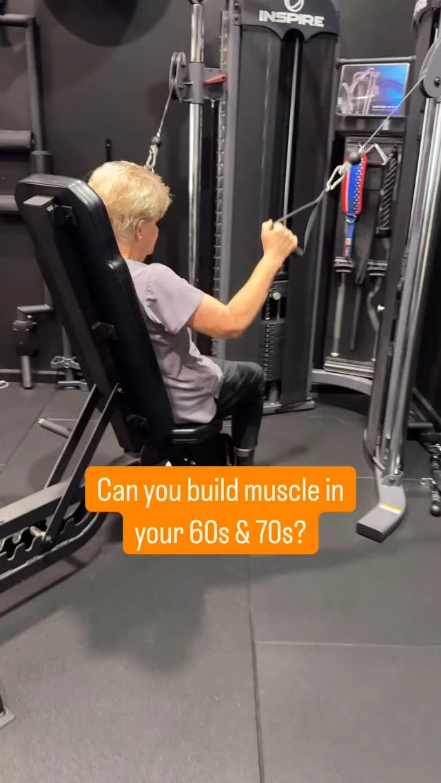 Sure if you do the right things. 

And they are strength training with weights that challenge you, and eating adequate protein to support that training so muscles grow. 

We have ladies in this age bracket doing just that. 

Ruth here is 76 💪🏻💪🏻

Come and try us out: 3 classes for $9