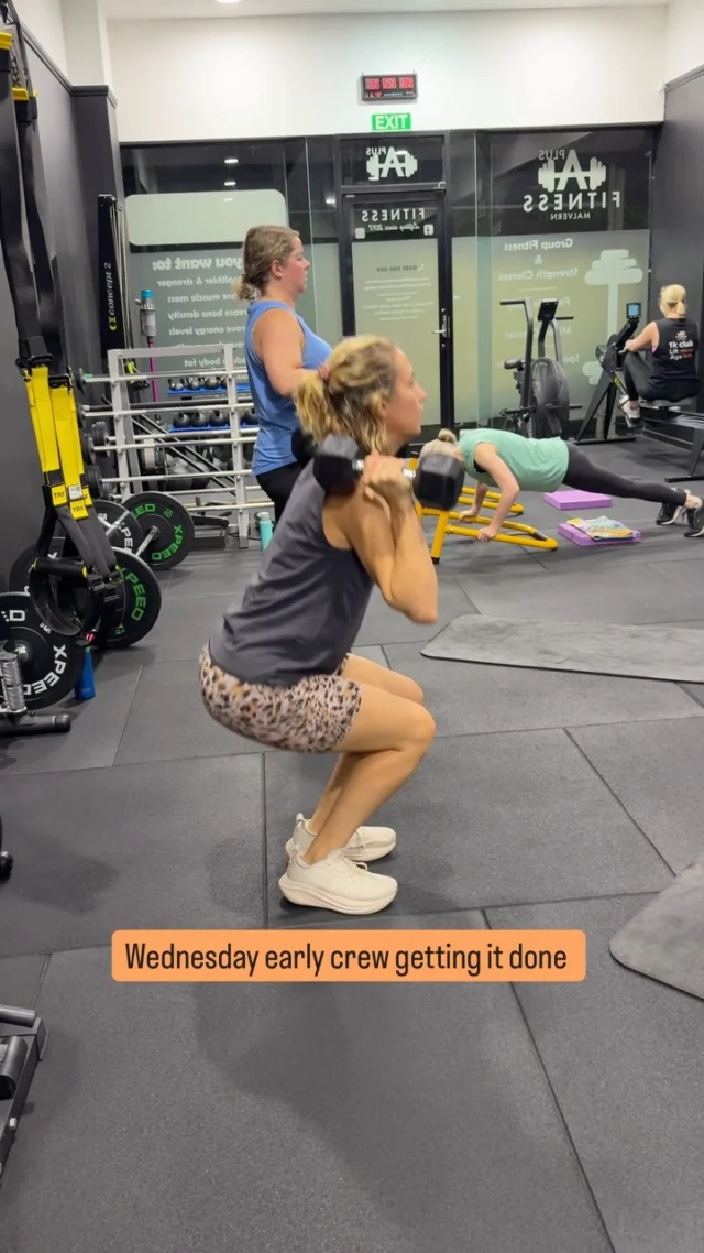 Classes at 5am & 5.50am - get it done before work then enjoy your day 💕