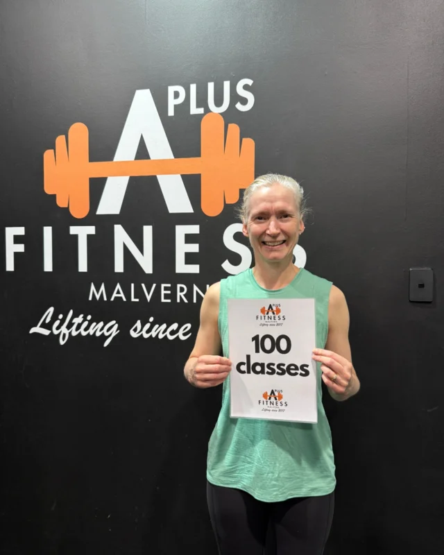 Sarah is the first member for 2025 to reach 100 classes 👏🏻👏🏻

Well done Sarah, that’s consistency.